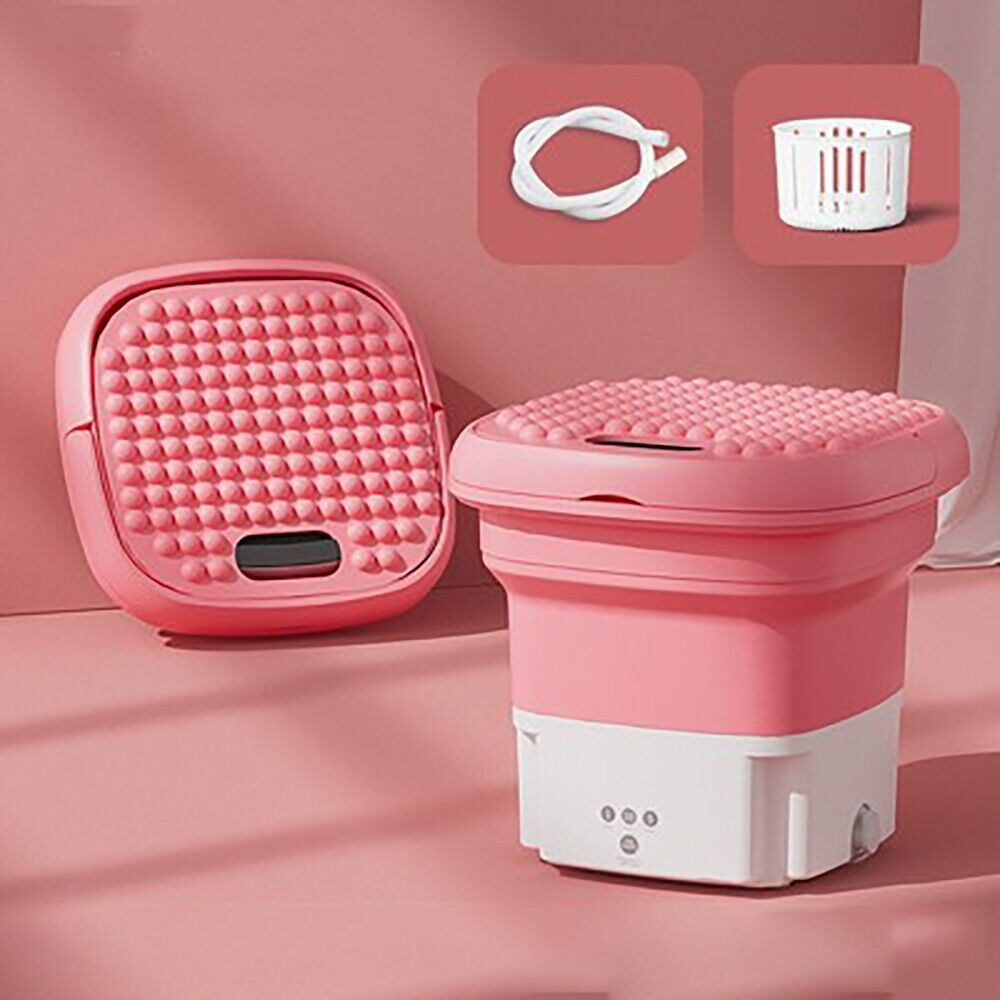 Portable Mini Folding Washing and Spin Dryer Machine (Free home delivery)