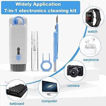 7-in-1 Computer Keyboard Cleaner Brush Kit Earphone Cleaning