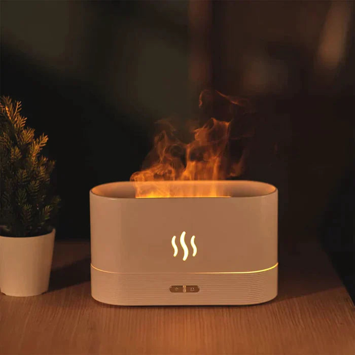 RGB Flame Humidifier and Aroma Diffuser